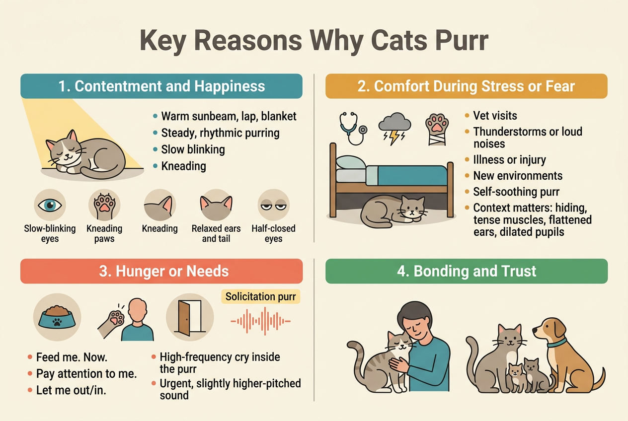 Key Reasons Why Cats Purr